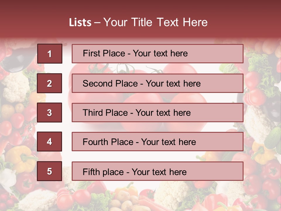 Fresh Autumn Cluster PowerPoint Template