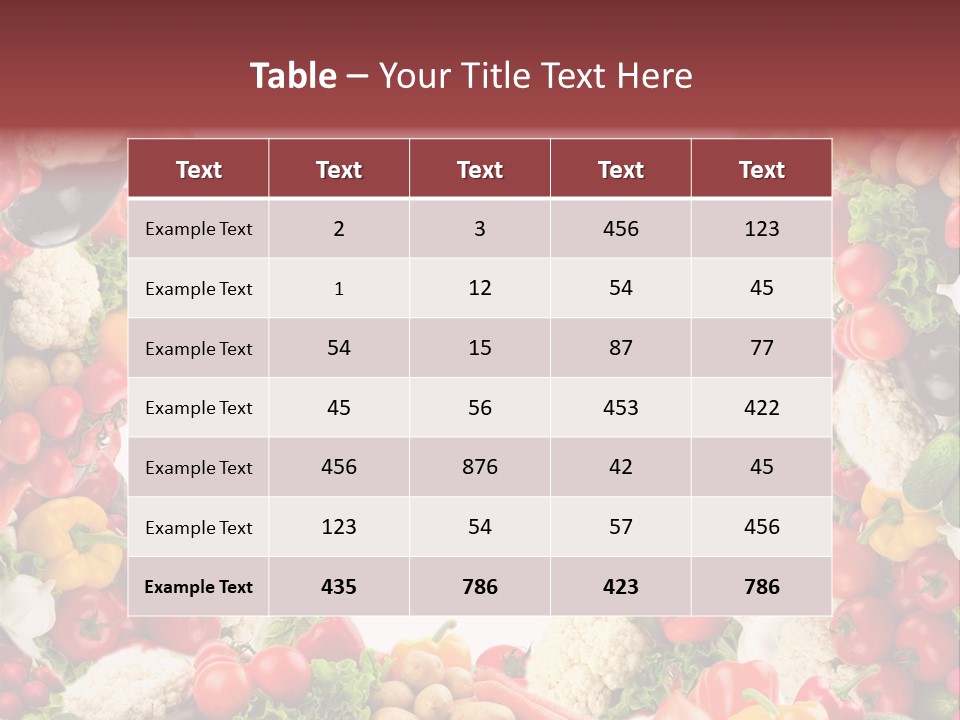 Fresh Autumn Cluster PowerPoint Template