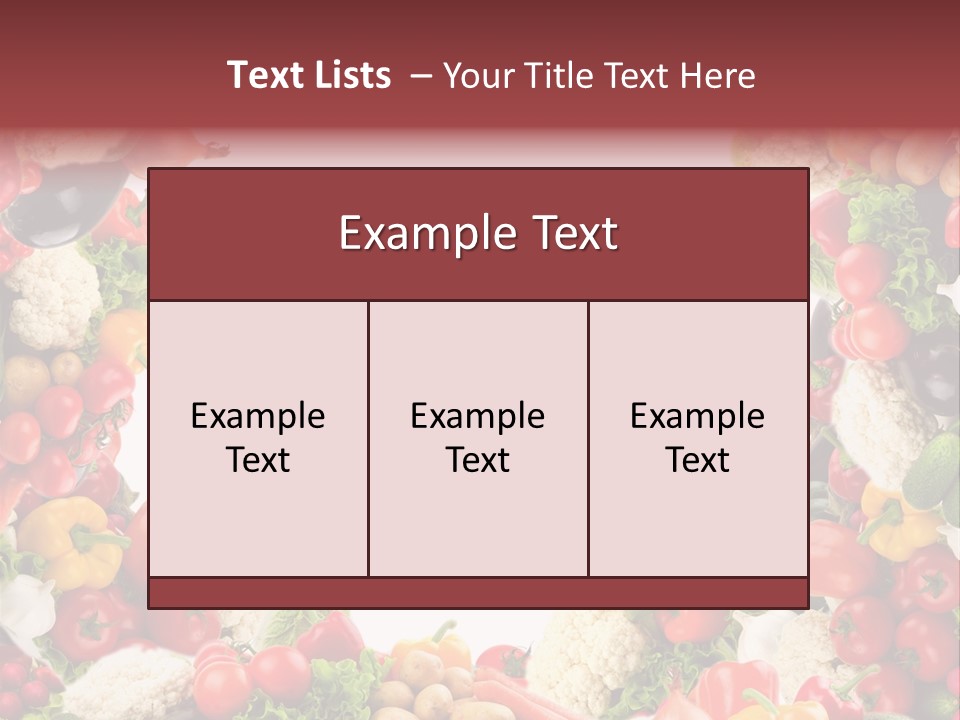 Fresh Autumn Cluster PowerPoint Template