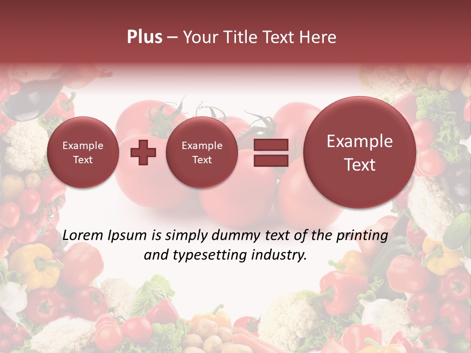 Fresh Autumn Cluster PowerPoint Template