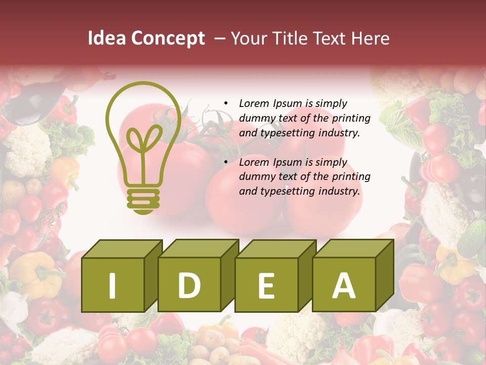 Fresh Autumn Cluster PowerPoint Template