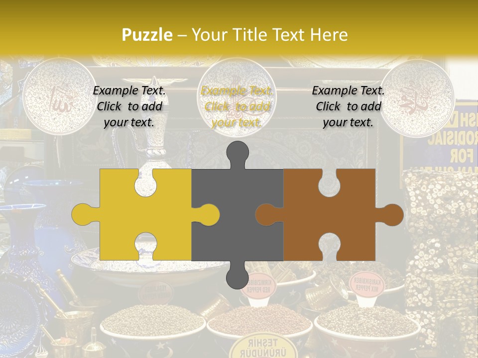 Label Crockery Herb PowerPoint Template