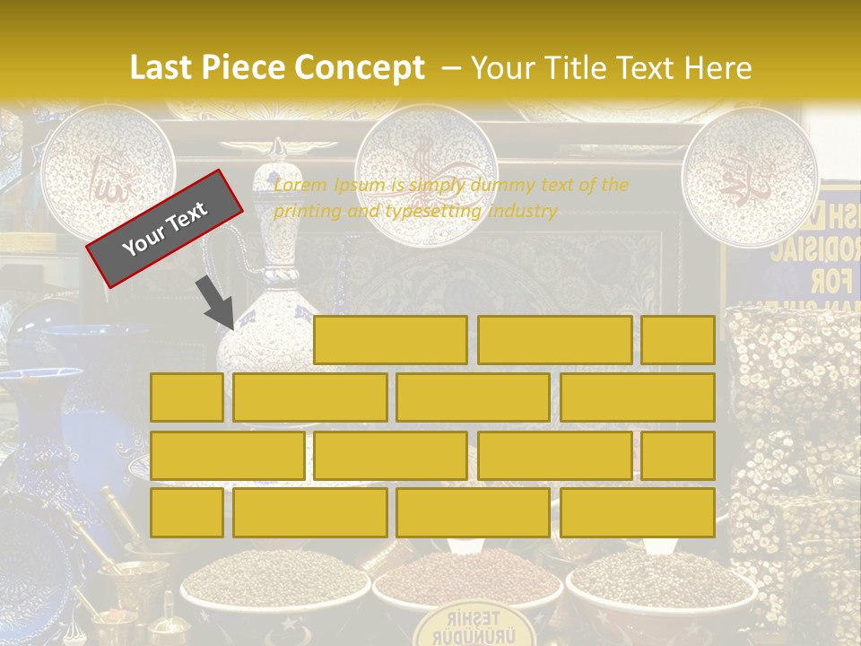 Label Crockery Herb PowerPoint Template