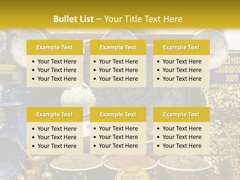 Label Crockery Herb PowerPoint Template
