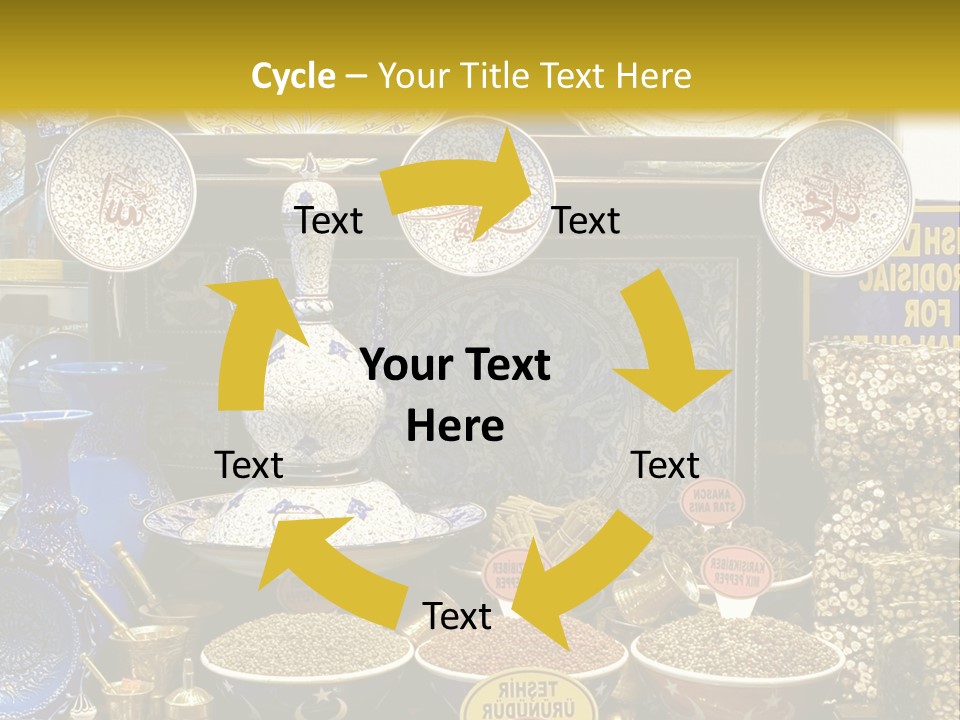 Label Crockery Herb PowerPoint Template