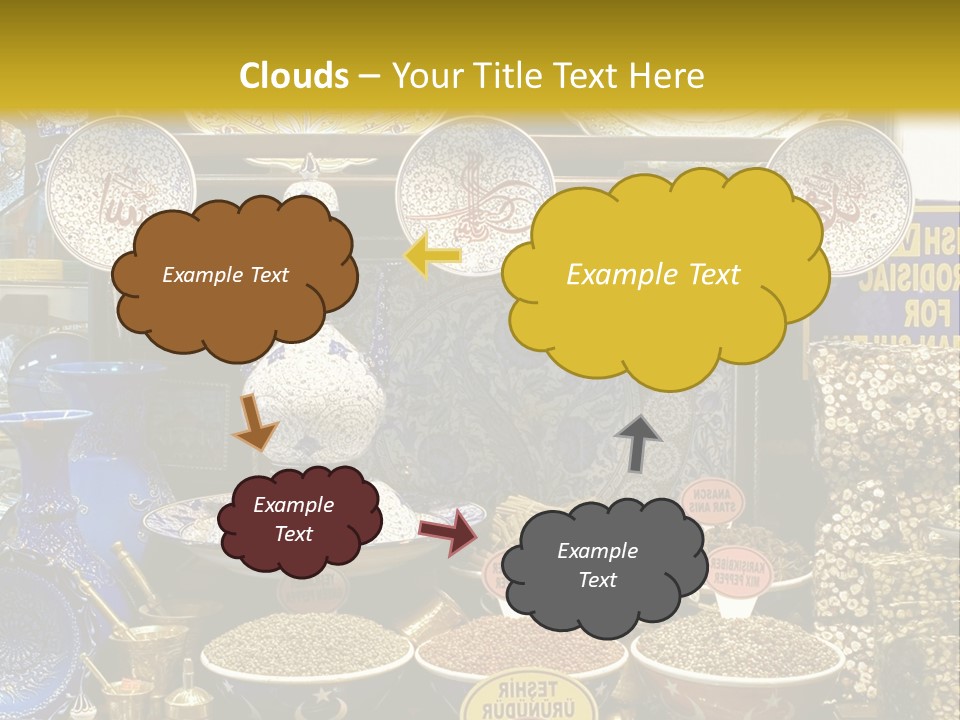 Label Crockery Herb PowerPoint Template
