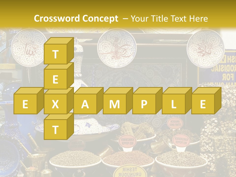 Label Crockery Herb PowerPoint Template