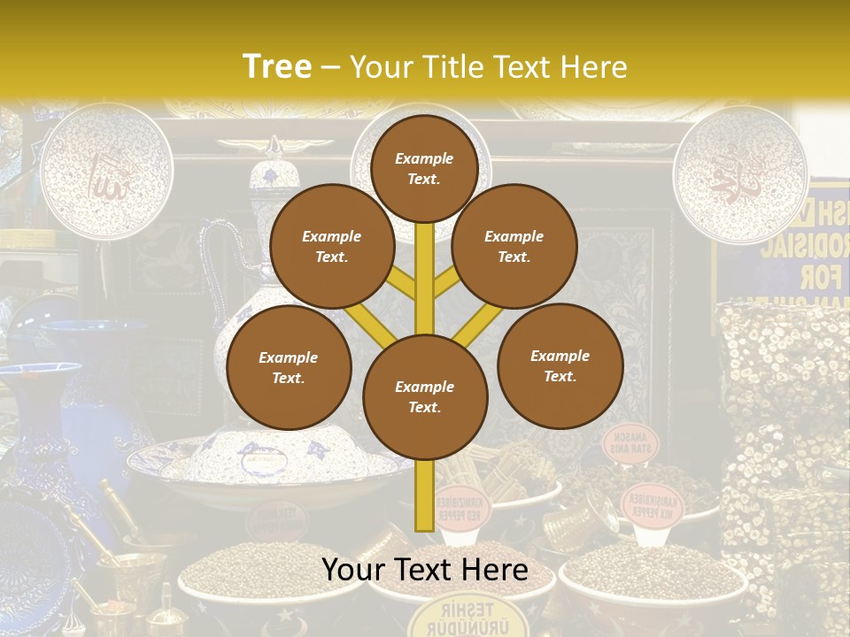 Label Crockery Herb PowerPoint Template
