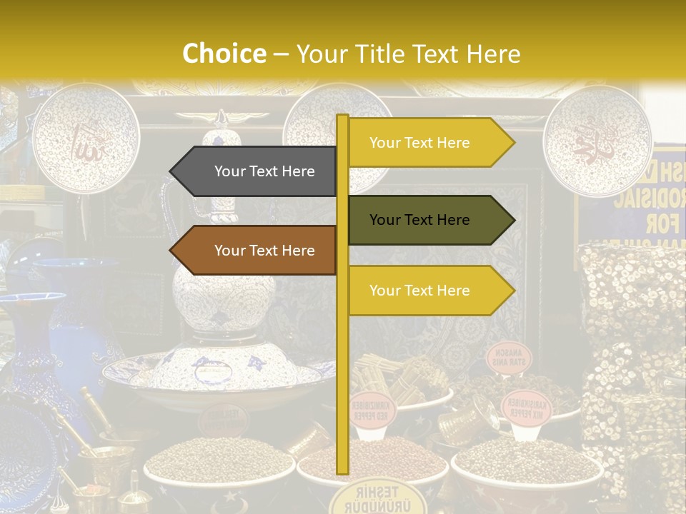 Label Crockery Herb PowerPoint Template