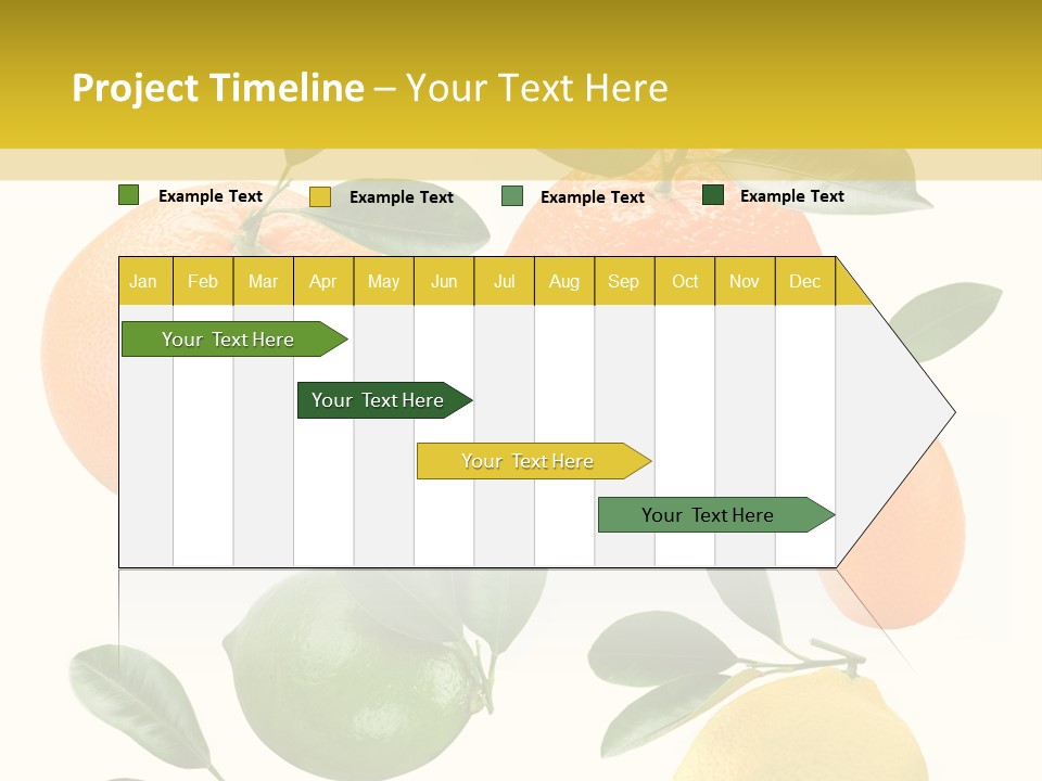 Yellow Green Fruit PowerPoint Template