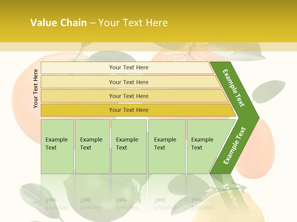 Yellow Green Fruit PowerPoint Template