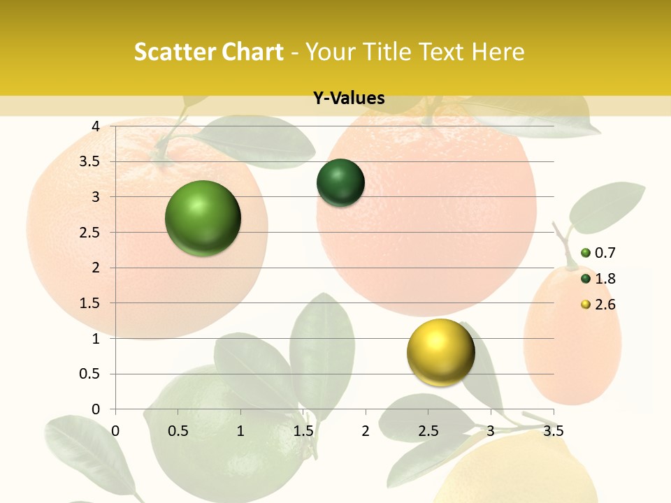 Yellow Green Fruit PowerPoint Template