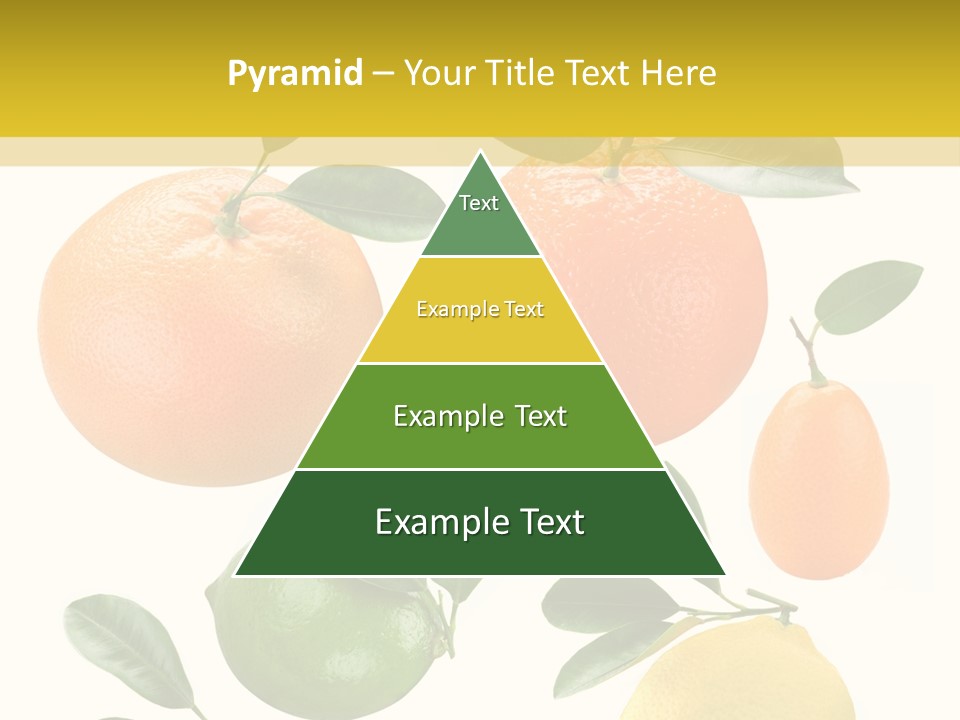 Yellow Green Fruit PowerPoint Template
