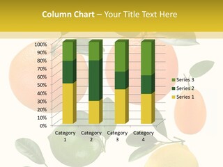 Yellow Green Fruit PowerPoint Template