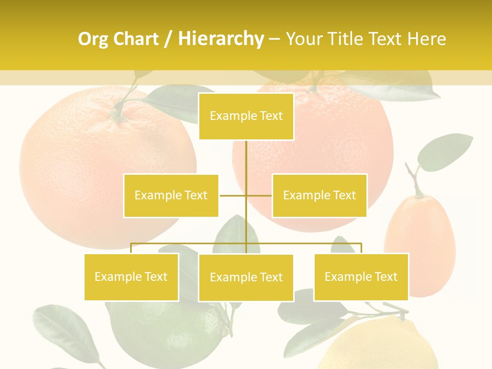 Yellow Green Fruit PowerPoint Template