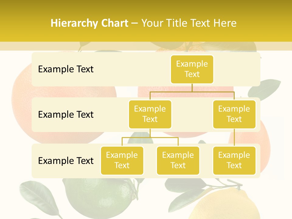 Yellow Green Fruit PowerPoint Template