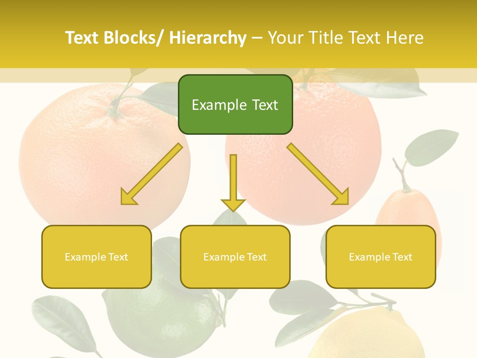 Yellow Green Fruit PowerPoint Template