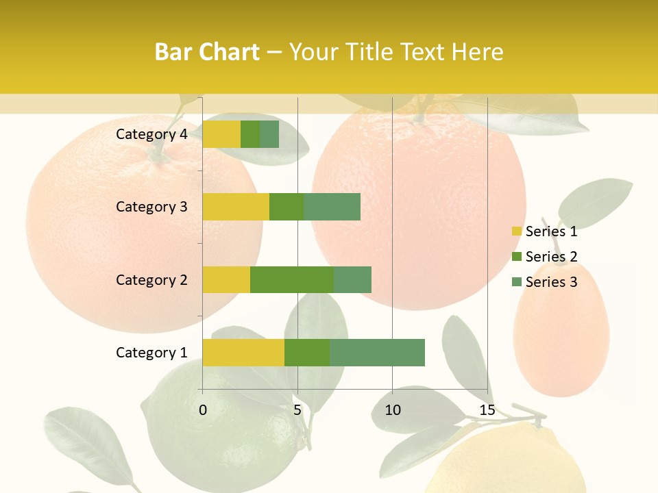 Yellow Green Fruit PowerPoint Template