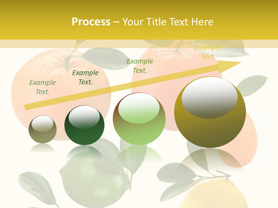 Yellow Green Fruit PowerPoint Template