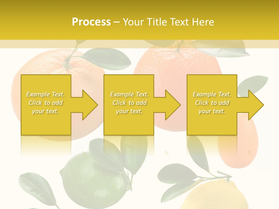 Yellow Green Fruit PowerPoint Template