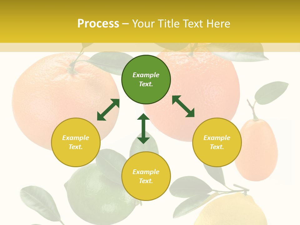 Yellow Green Fruit PowerPoint Template
