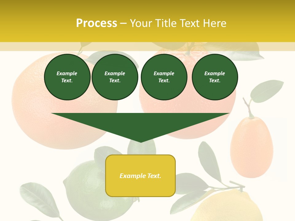 Yellow Green Fruit PowerPoint Template