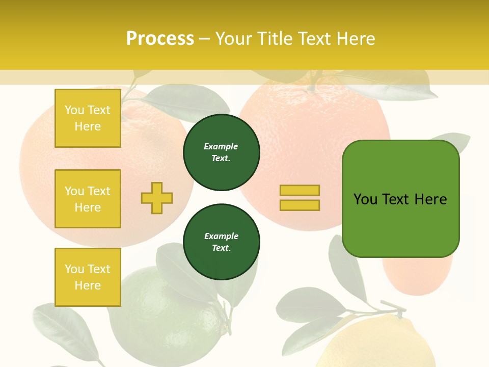 Yellow Green Fruit PowerPoint Template