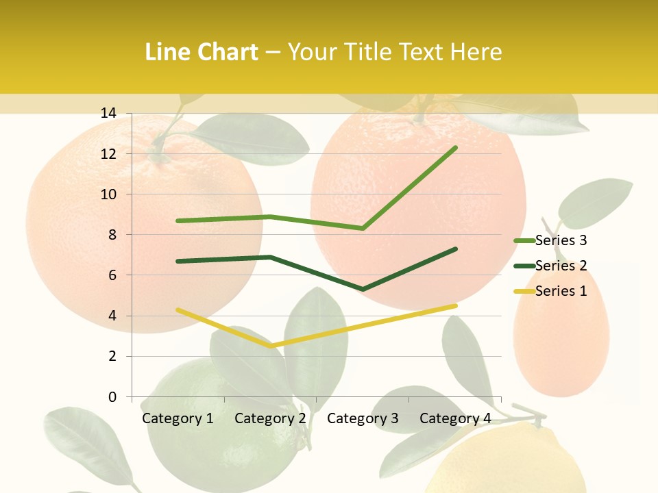Yellow Green Fruit PowerPoint Template