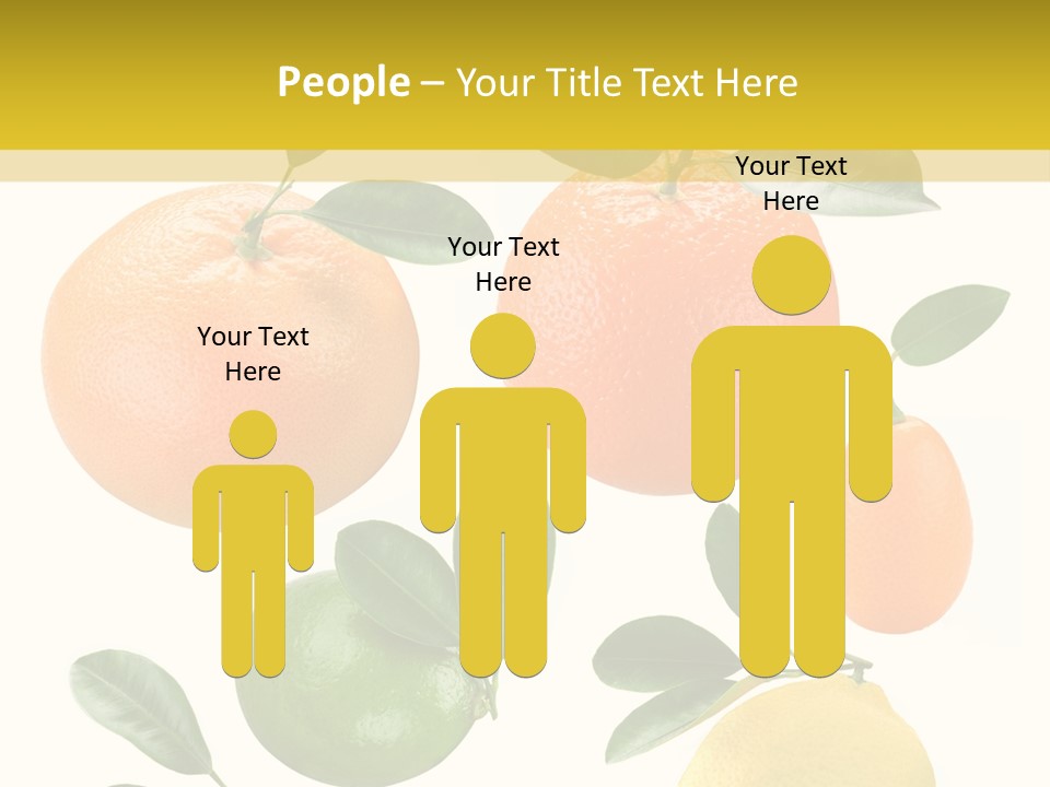 Yellow Green Fruit PowerPoint Template