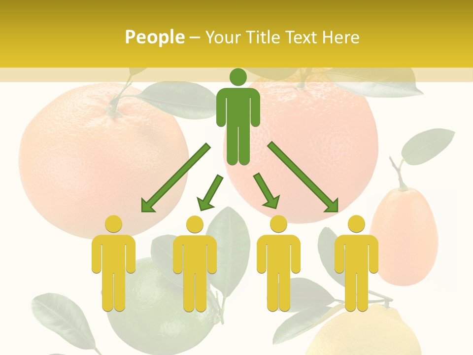 Yellow Green Fruit PowerPoint Template