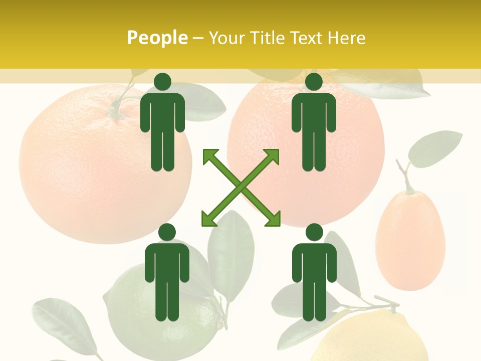 Yellow Green Fruit PowerPoint Template