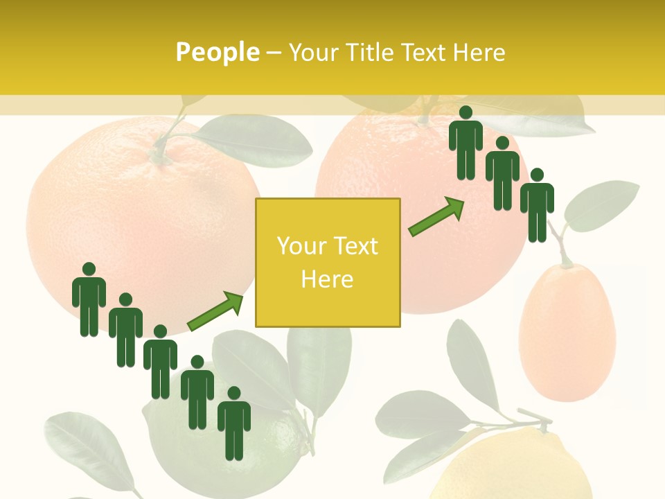 Yellow Green Fruit PowerPoint Template