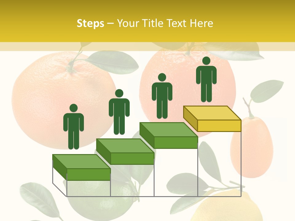 Yellow Green Fruit PowerPoint Template