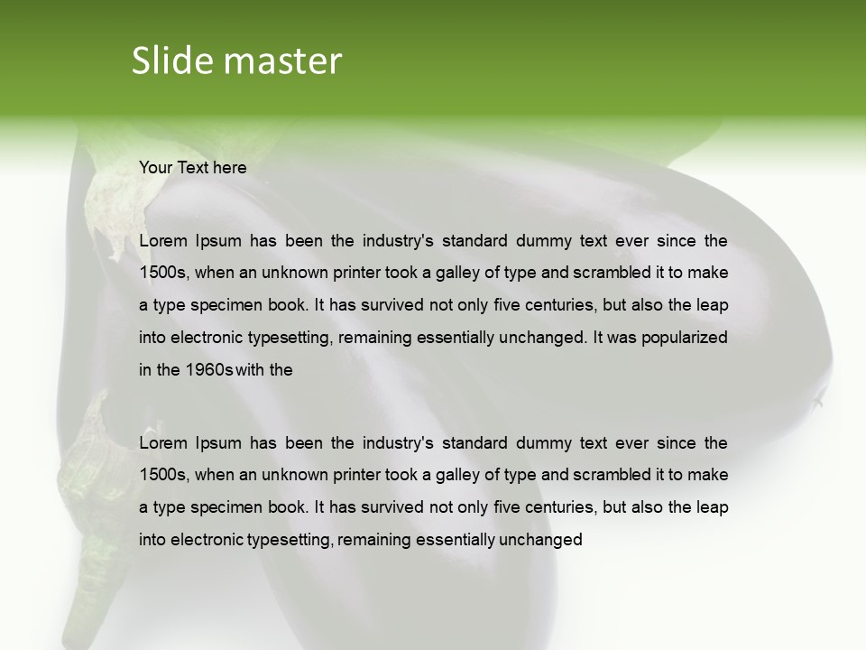 Fruit Nature Garden PowerPoint Template