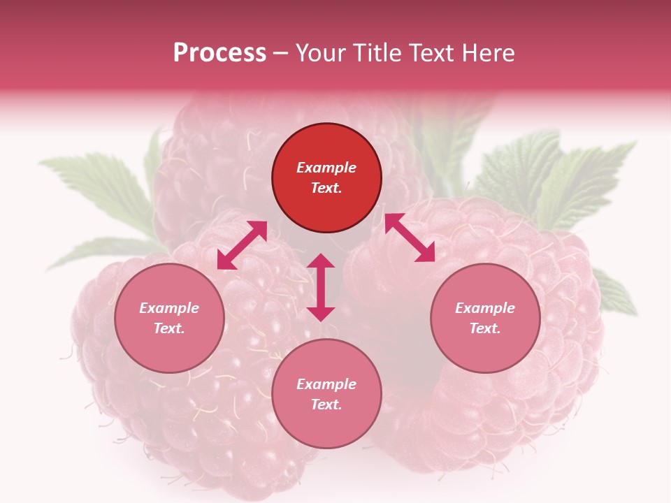 Raspberry Food Vitamin PowerPoint Template