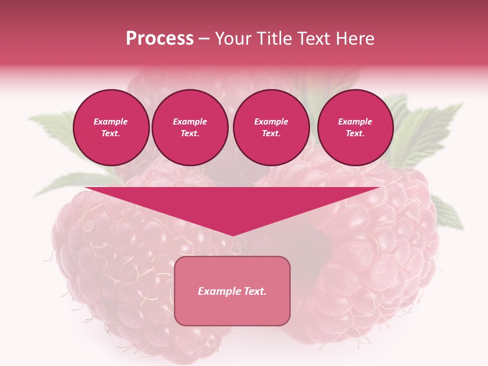 Raspberry Food Vitamin PowerPoint Template