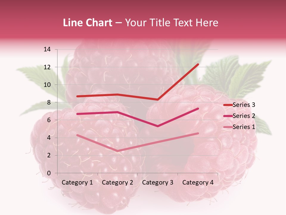 Raspberry Food Vitamin PowerPoint Template