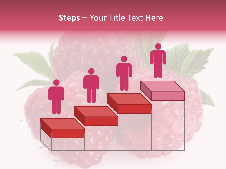 Raspberry Food Vitamin PowerPoint Template
