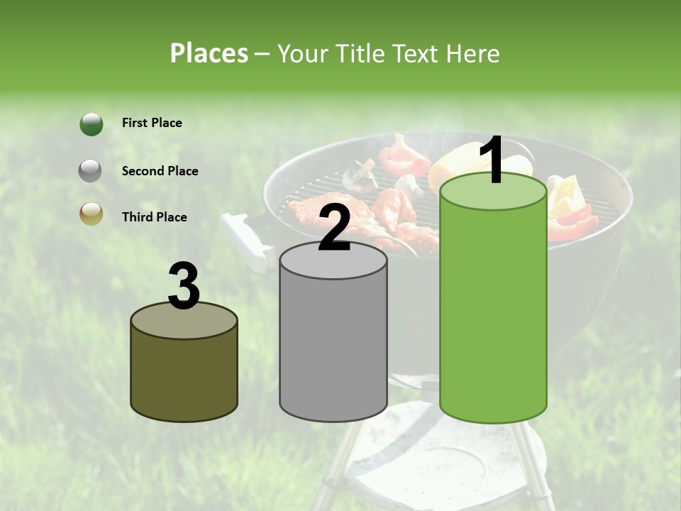 Yummy Roast Green PowerPoint Template