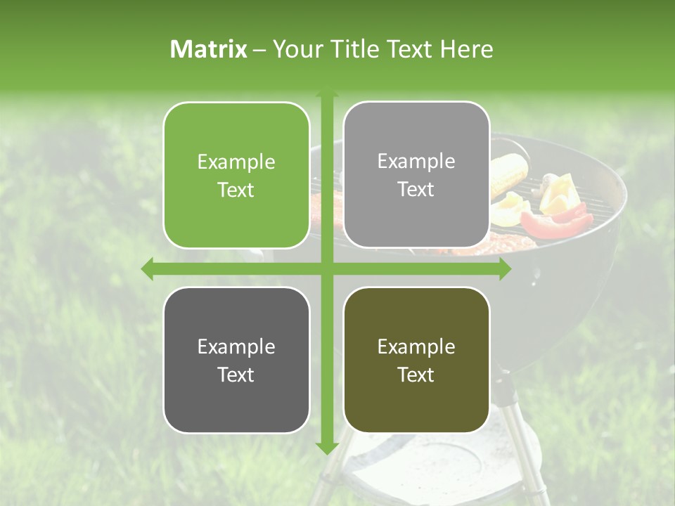 Yummy Roast Green PowerPoint Template
