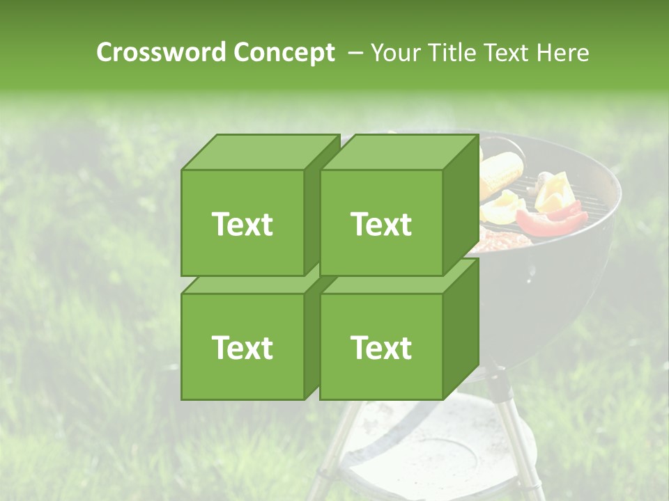 Yummy Roast Green PowerPoint Template