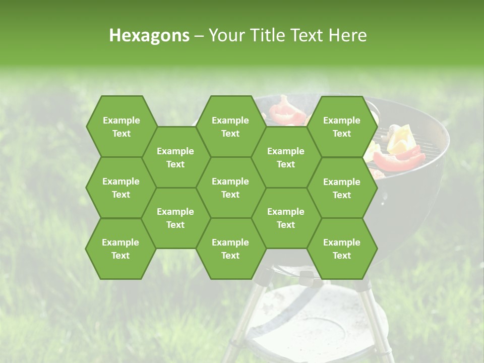 Yummy Roast Green PowerPoint Template