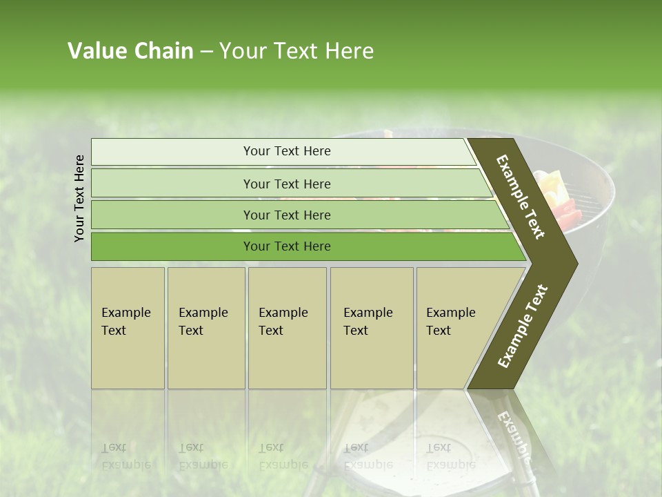 Yummy Roast Green PowerPoint Template