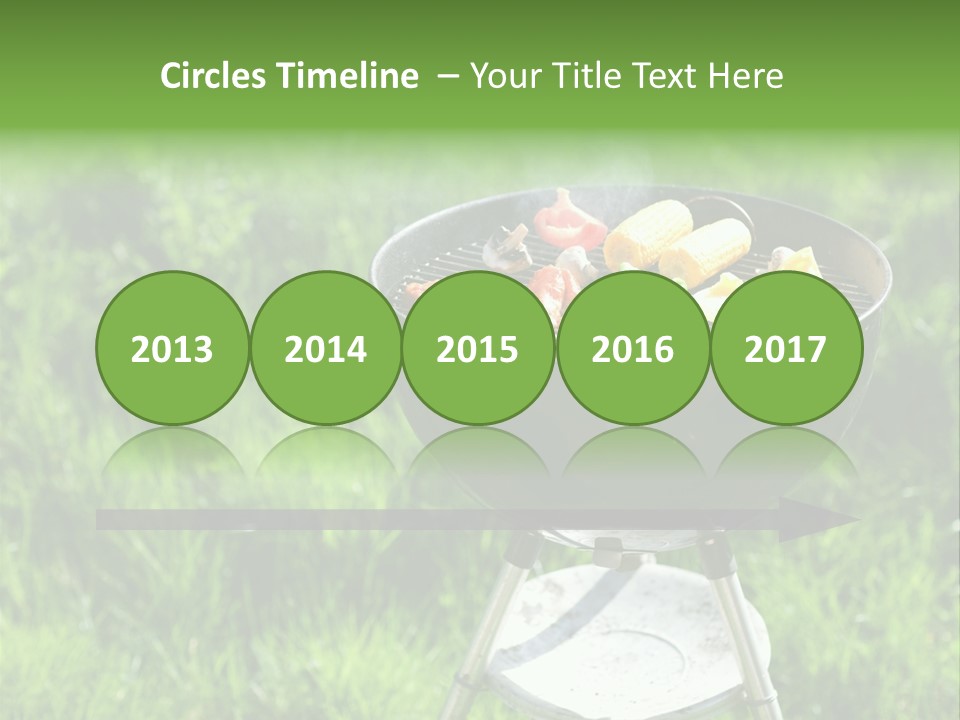 Yummy Roast Green PowerPoint Template