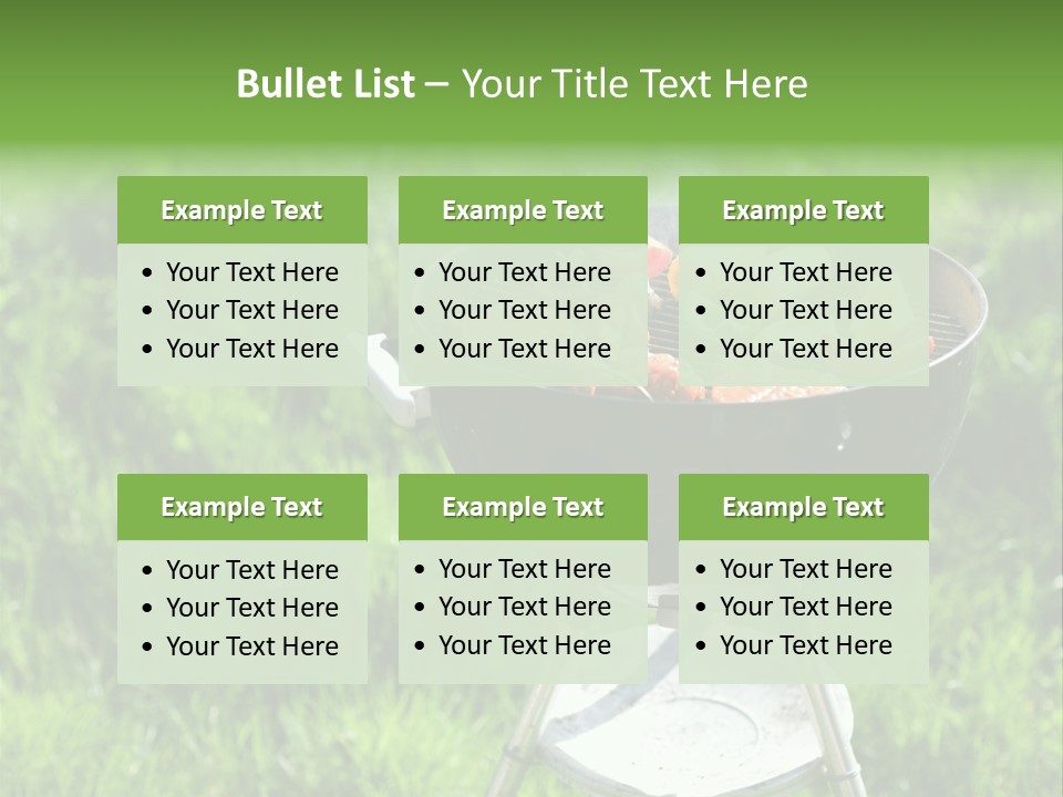 Yummy Roast Green PowerPoint Template