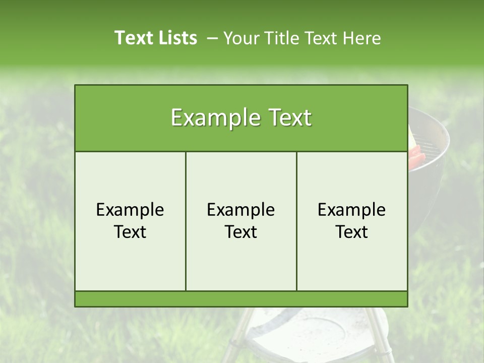 Yummy Roast Green PowerPoint Template