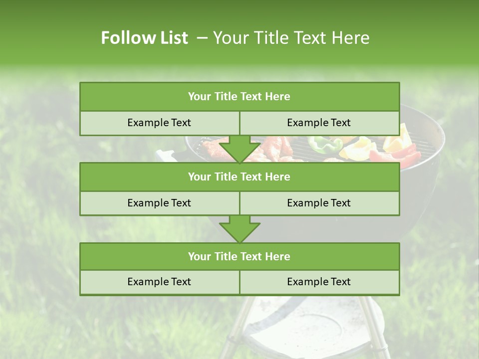 Yummy Roast Green PowerPoint Template
