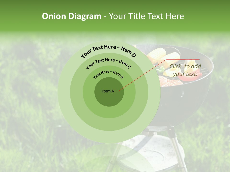 Yummy Roast Green PowerPoint Template