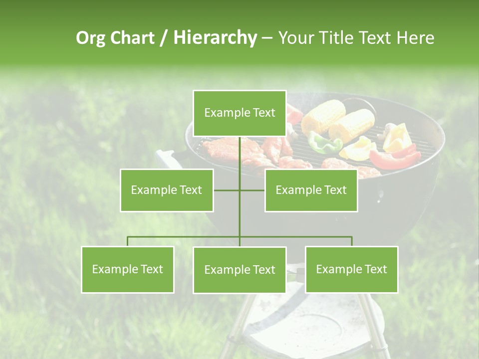 Yummy Roast Green PowerPoint Template