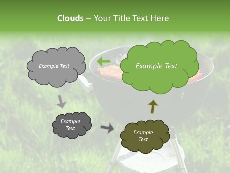 Yummy Roast Green PowerPoint Template